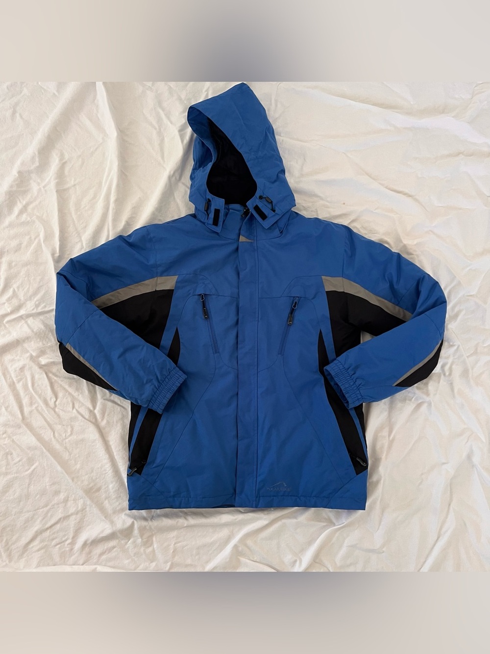Polar Edge blue ski jacket with removable hood // Size: XL (18-20)
